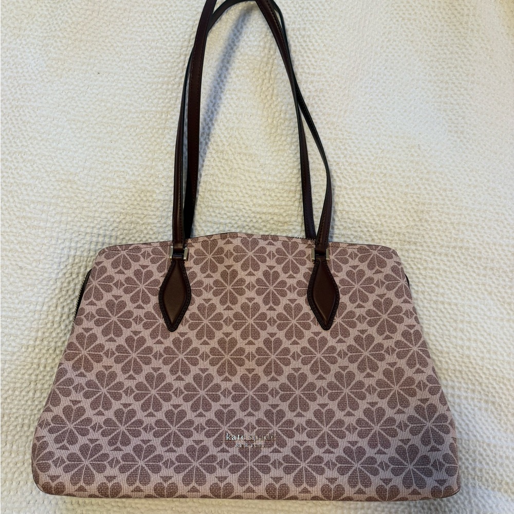 Kate Spade Mauve Floral Shoulder Bag